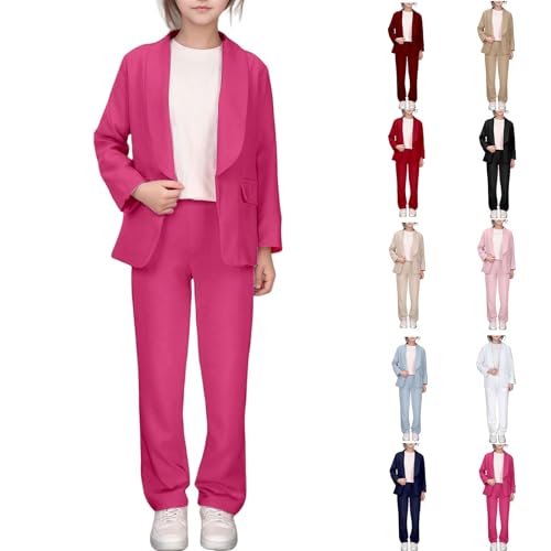 Girls Suits 2 Piece Set Back to School Uniform Dressy Casual Outfits - image 1
