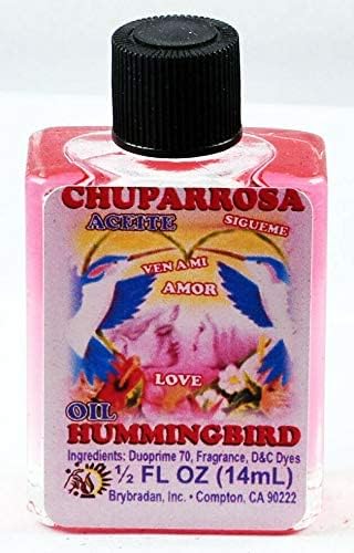 1 Pieza BRYBRADAN Aceite Espiritual Colibrí CHUPARROSA ACEITE ESPIRITUAL -12 FL OZ 14.7ML
