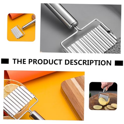 Set Cuchillos Papa Ondulados 3 Piezas Acero Inox miniatura 2