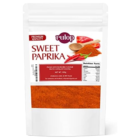 Rulop Sweet Paprika 200g, Resealable Bag, premium quality Cover