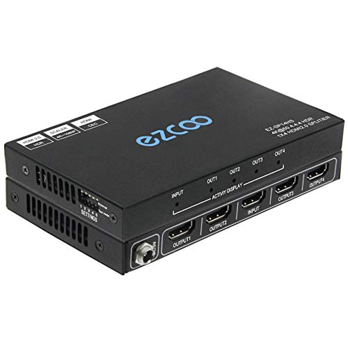 HDMI Splitter Scaler 1x4 4K 60Hz 4:4:4 HDR Dolby Vision Dolby Atmos