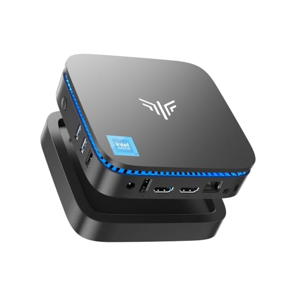 ACEMAGICIAN Mini PC, Intel N5030 up to 3.1GHz, 12GB LPDDR4 256GB M.2 SSD Micro Desktop Computer, 4K UHD HDMI X 2, WLAN, Bluetooth 4.2, Mini Computer for Home Theater/Office