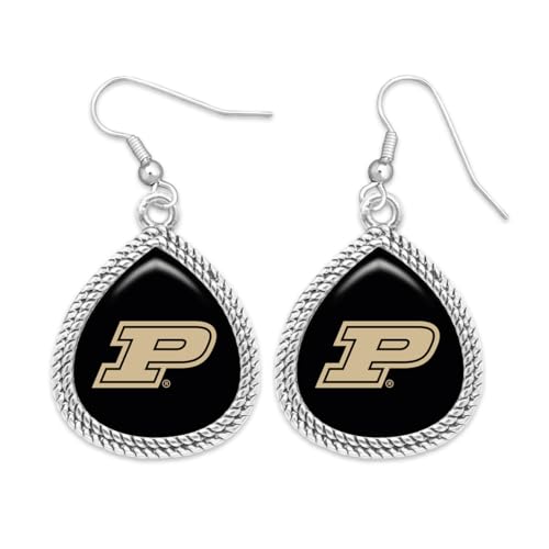 Purdue Boilermakers Willow Silver Earrings Licensed Gift
