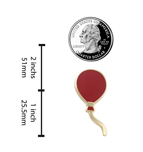 Image of REAL SIC Balloon Pin - Celebration, Bridal & Baby Shower, Enamel Pin /Party Favor in Variety of Colors - Lapel /Brooch Jewlery Balloon Pin with Real Gold Plating