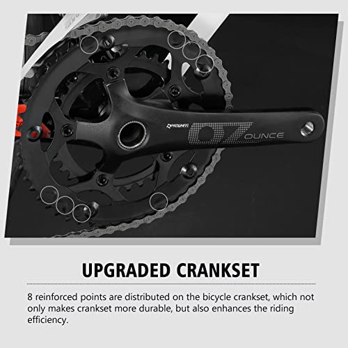 Savadeck Carbon Fiber Road Bike, Carbon Fiber Frame 700C Racing Bicycle With Shimano Sora 18 Speed Groupset Ultra-Light Bicycle For Men Or Women (Red, 54Cm) #TOP4