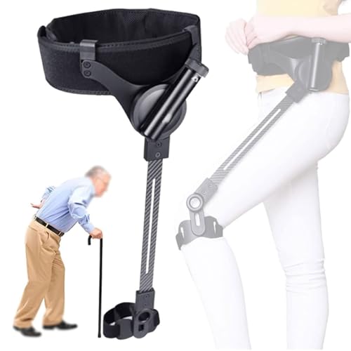Egzoszkieletowa pomoc w chodzeniu z regulowanym podnoszeniem nóg i podparciem wspinaczki do treningu rehabilitacyjnego, bioniczna konstrukcja dla zwiększonej mobilności