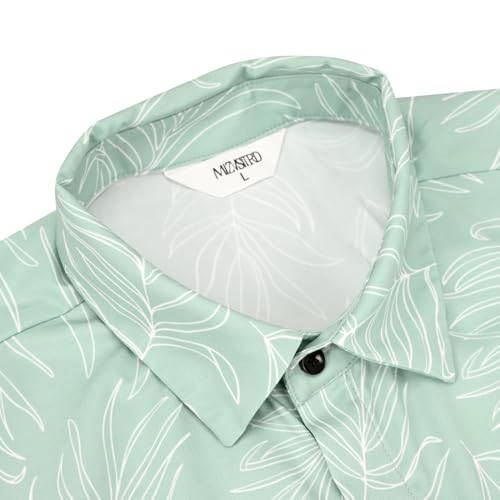 Image of Hawaiian Shirt for Men Tropical Shirts Summer Beach Button Down Short Sleeve Luau Aloha Floral Cruise Vacation Outfit 2026