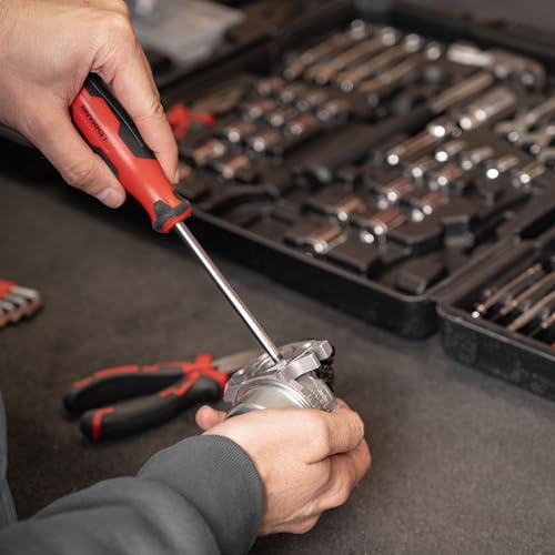 Klappkoffer des LEHMANN Werkzeugsets aus ABS mit Alu-Rahmen und EVA-Schaum-Inlay