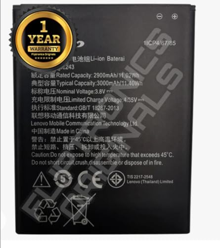 Image of BL243 Battery for Lenovo K3 Note K50a40 / A7000 A5500 A5600 A7600-M Battery with 1 Year Warranty**** (Z252)