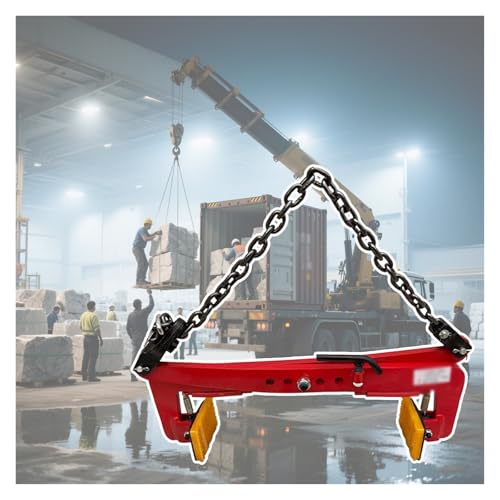 Morsetto Regolabile per Pietre, Morsetto per Sollevamento Pietre per Impieghi Gravosi con Mandrino in Gomma Antiscivolo E Catena Regolabile, Ideale PE,Max Opening Size-38.2 inch