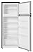 Danby DPF073C1BSLDD Designer 7.3 Cubic Feet Two Door Apartment Size Refrigerator, Steel