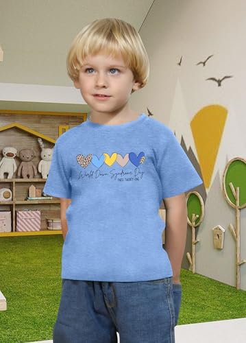 Image of Down Syndrome Awareness Shirts for Toddlers Boys Girls: World Down Syndrome Day Shirt Kids National Down Syndrome Gifts