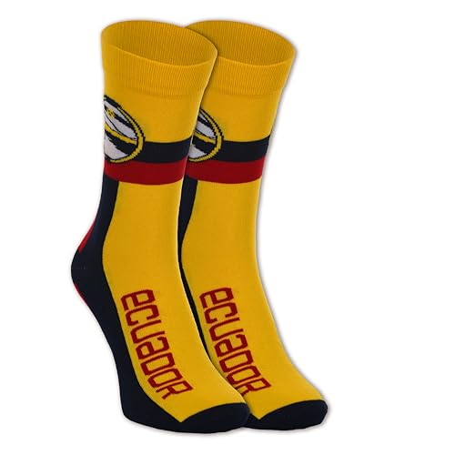 Chaussettes sur le thème de la campagne, taille L, pointure 9-12, fabriquées en UE (Équateur), Equateur, Large