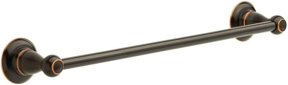 Delta Porter Oil Rubbed Bronze Towel Bar 18 in. L Die Cast Zinc