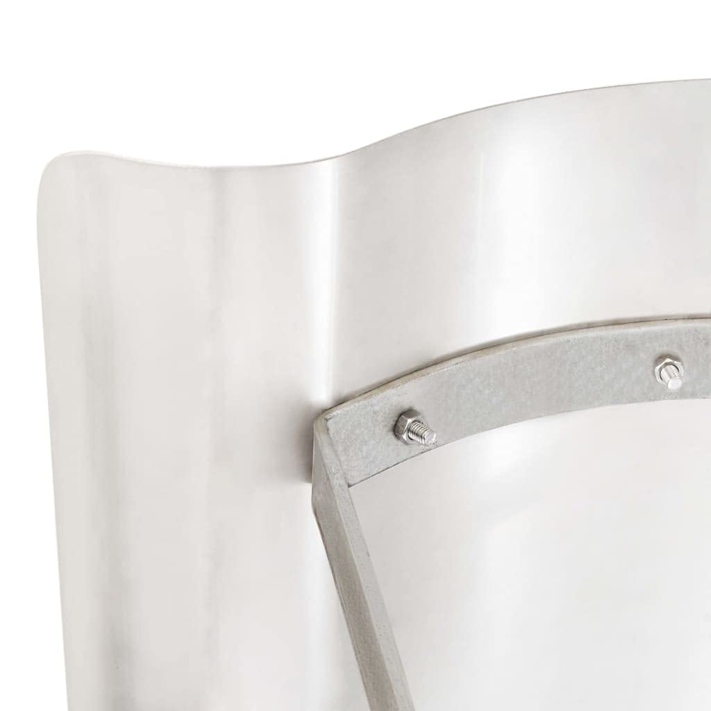 Genérico Sombrerete de Chimenea de Acero Inoxidable 50 x 50 x 37 cm,Casa y jardín,Accesorios para hornos de leña y chimeneas-142984