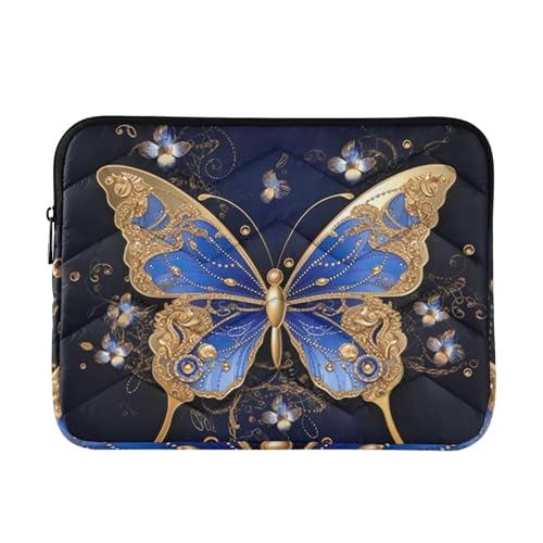 Funda para portátil 13-14 pulgadas con diseño mariposa miniatura 1