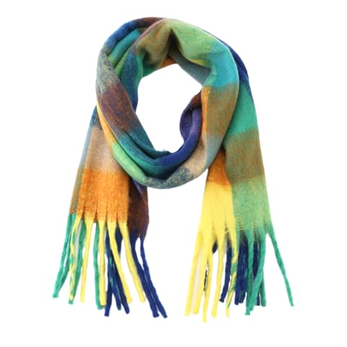 GXIHOUSLGC Fashion Tassel Rainbow Sscarf For...
