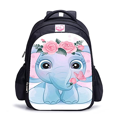 Sac à dos scolaire 16 pouces cartable 3D animaux bande dessinée pour fille garçon et adulte