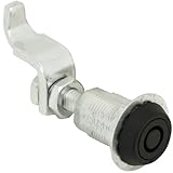 Southco E3-15-15 Series Vise Action Powder Coated Zinc Alloy Tool Operated Compression Latch with Tubular Key Head, Non-Locking, 0.45