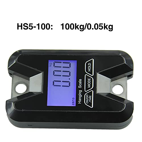 Báscula Electrónica Portátil de Gancho 100KG con Pantalla LCD miniatura 2
