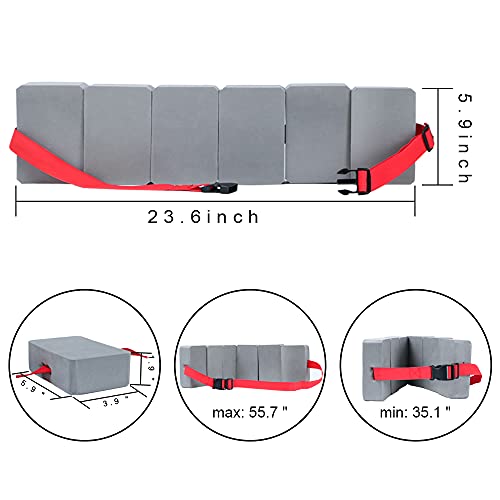 KLOLKUTTA Water Aerobic Equipment Dumbbells Set, High-Density EVA-Foam Water Weight Pool Fitness,Aquatic Swim Belt,Resistance Gloves for Aqua Therapy