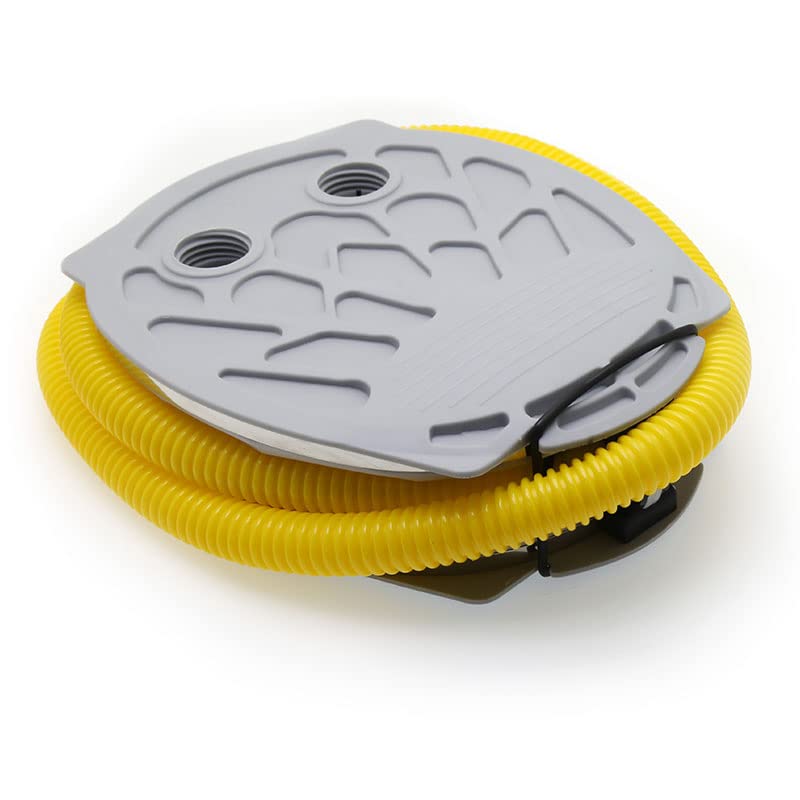 Bomba de aire eléctrica Accesorio para barcos Bomba de aire para pies Bote de goma inflable Bote de pesca Alta presión 7 litros Válvula Boston inflable o desinflable para bote inflable y tabla de re