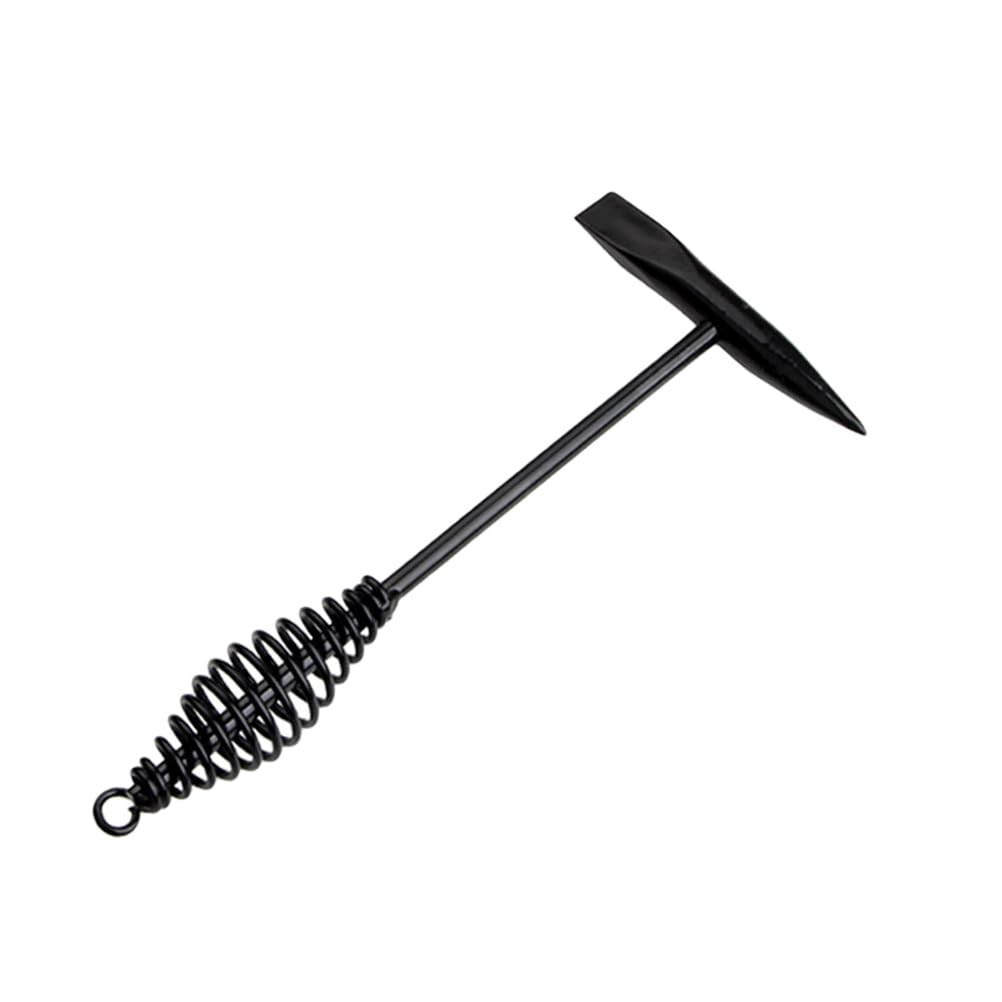 Martillo de soldadura de acero de alto carbono con mango de resorte, martillo de robusto para fácil aplicación, herramienta de gancho de pérdida para soldador