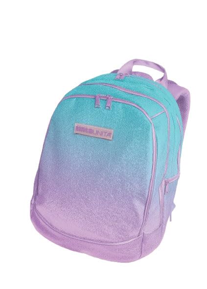 Tinta Unita ZAINO DREAM CROSS GRADIENT VIOLA/AZZURRO POOL OVER 28 L SCUOLA 2026/2027 | Tinta Unita, 2026/2027