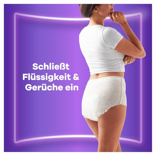 Always Discreet Inkontinenz-Höschen Plus Für Frauen, L, 32 Höschen, Verhindert Auslaufen Und Gerüche, Angenehm Und Kaum Spürbar