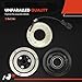 A-Premium Air Conditioner AC Compressor Clutch Kit Compatible with Subaru Forester 2007-2013, Impreza 2007-2014, WRX 2012-2015, WRX STI 2014-2020, 2.0L 2.5L