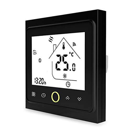 Preisvergleich Produktbild Deniseonuk WiFi-Thermostat unterstützt die Zeitsteuerungsfunktion von Handys mit elektrischer Heizung und Heizkessel.