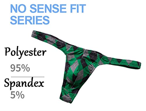 Men Sexy Thongs G-string Plaid U Pouch Briefs Underwear Gay Underpants Bikini Jockstrap Lingeries3