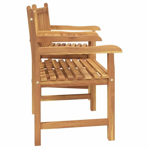 Chaises de jardin en teck rustique pour de grands repas d'été - 8