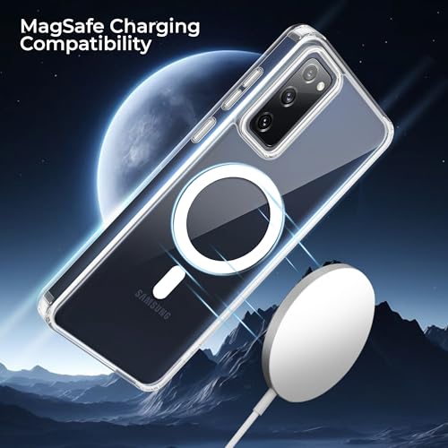 Image of A rtistque Clear Back Cover Case for Samsung Galaxy S20 FE / S20 FE 5G Compatible with Mag-Safe| Acrylic | Case for S20 FE | Shockproof TPU Protective Design | Samsung S20 FE 5G Back Case Transparent