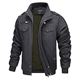 Außenmaterial: Baumwolle; Innenmaterial: Polyester. Verschleißfest, winddicht und angenehm zu tragen.