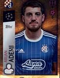 2019-20 Topps UEFA Champions League Sticker Soccer #553 Arijan Ademi Dinamo Zagreb FOIL Official Trading Stickers (smaller than regular card, paper thin) Stock Photo Shown, Centering varies, straight from pack