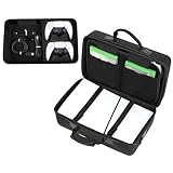 iphone x case slim armor [PERFECT PROTECTION]: The case with hard shell and custom interior compartments is nice for protecting Playstation 5 Slim and accessories when you are on the go.