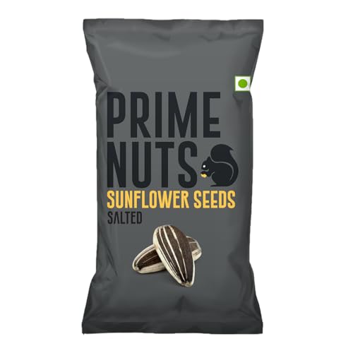 Prime Nuts Salted Sunflower Seeds | 25 gm | Rich in Vitamin E & B6 | High in Protein & Antioxidants | Dietary Fibre | Healthy Immune System | Healthy Ready-to-Eat Snacks