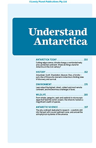 Lonely Planet Antarctica: Perfect for exploring top sights and taking roads less travelled