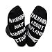 2PAIRS Funny Airplane RC Pilot Flying Gift Warning May Randomly Start Talking About Airplanes Socks (Talking About Airplanes)