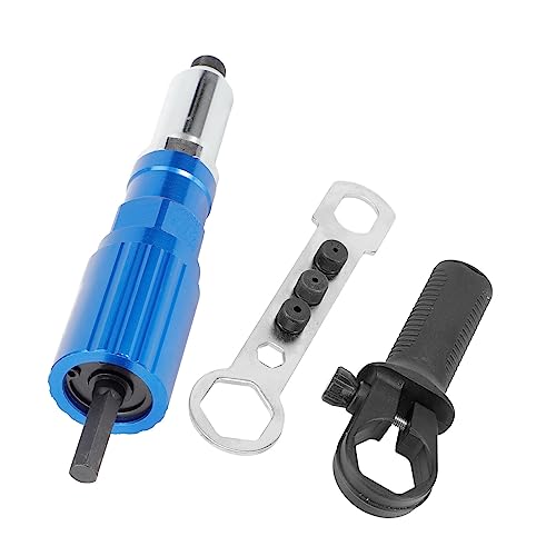 Perceuse à rivets électrique et adaptateur de fixation pour vissages précis