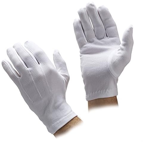 White Nylon Parade Gloves - Price Per Pair (Women's) Cover
