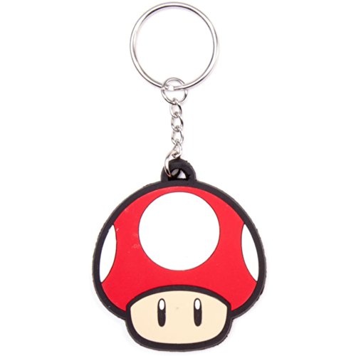 Porte-clés Super Mario Bros Champignon pour Retrouver Facilement ses Clés de Maison