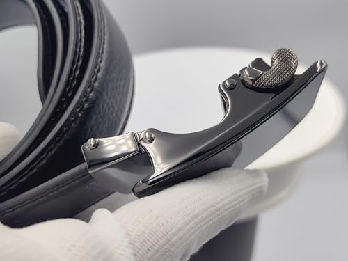 Women's Soft Slim Fashion Ratchet Belt, 1 1/4 inches Flexible Faux Leather for Jeans, Adjustable Size 29in-45in3