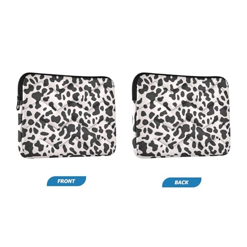 Funda para portátil 13-14 pulgadas textura cuero negra miniatura 2