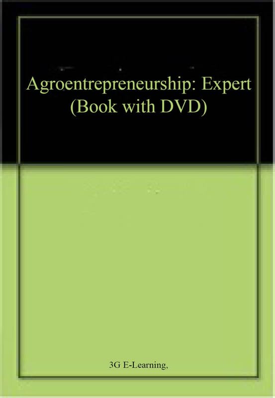 Buy Agroentrepreneurship: Expert (Book with DVD) โ BookShops.in