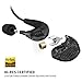 ADVANCED SOUND GROUP ADV. Model 2 Live Edition / 3.5 mm Jack Phones/Laptops Sweatproof, Running, Workout Gym Wired in-Ear Headphones Without Mic, Black