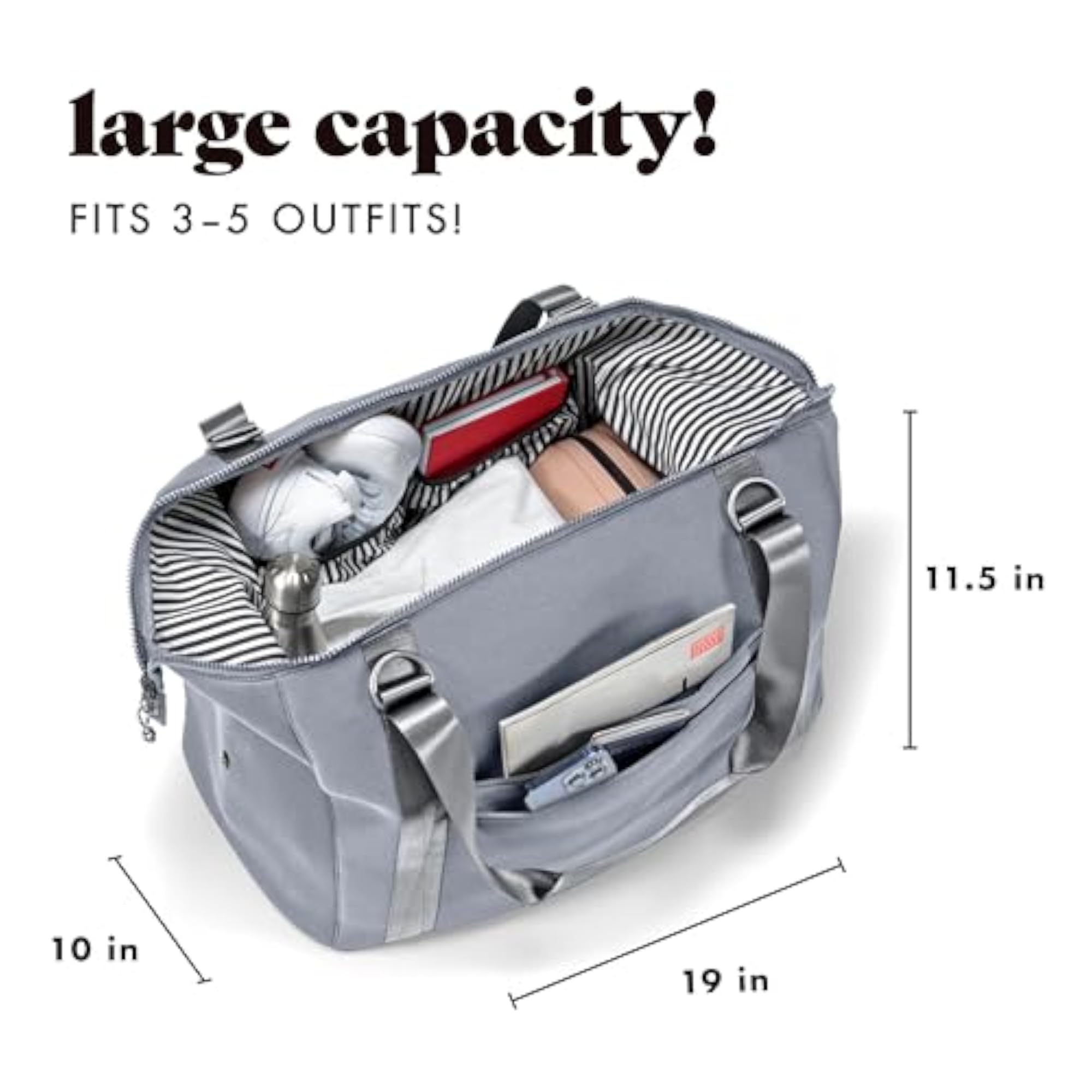 Neoprene Duffel Bag for Travel, Weekender