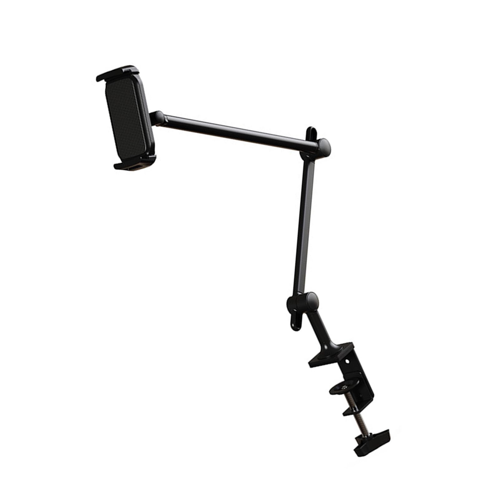Supporto da tavolo per tablet flessibile Sistemi di bloccaggio per impieghi gravosi Rotazione a 360 gradi Lunghezza del braccio regolabile Posizione di visualizzazione ergonomica Braccio per compresse