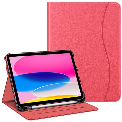 Housse iPad 2025 avec rangement stylet et support multipositions pour protéger votre tablette